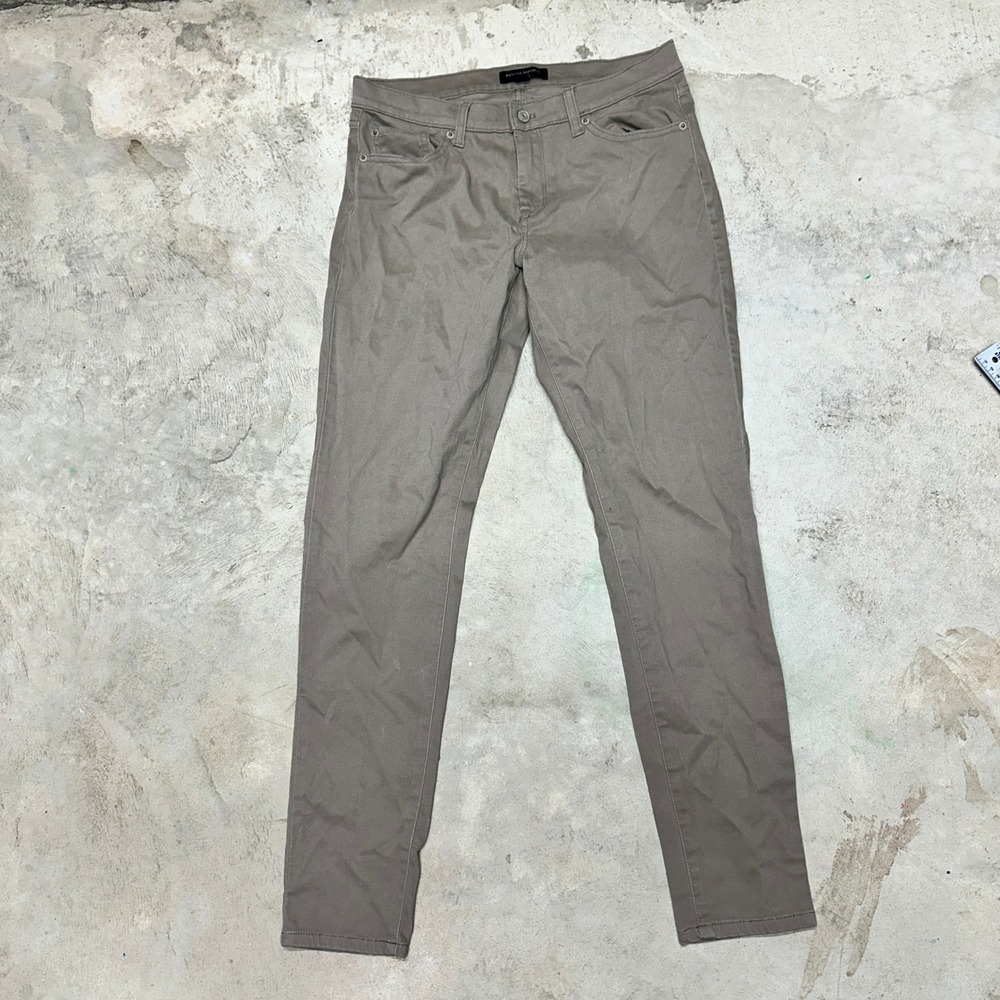 Banana Republic Skinny Fit Womens Pants Size 28/6 Beige Casual Trousers‎
